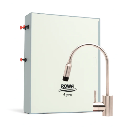 Osmoseur sous évier Rowa Twin-Turbo DL sans réservoir, sans électricité | 30 L/h | Inox | Robinet post-filtre
