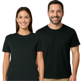 Tee-shirt anti-ondes Shield à manches courtes mixte | Noir
