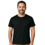 Tee-shirt anti-ondes Shield à manches courtes mixte | Noir