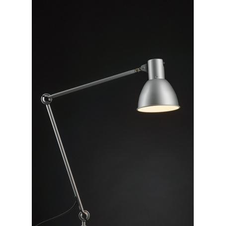 Lampe de bureau blindée Danell "Architecte" alu mat