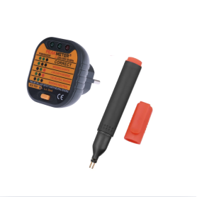 Pack Indispensables Earthing | Testeur de prise de terre Peakmeter PM6860DR + Stylo testeur de conductivité Earthing by CdV