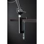 Pince de fixation pour lampe de bureau blindée "Architecte" Danell, noir mat