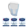 Pack | Carafe filtrante Hydropure + 15 recharges Classiques + Nitrates