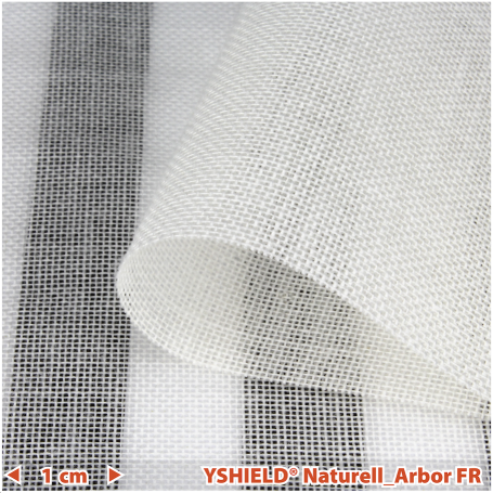 Tissu anti-ondes Swiss Shield® Naturell_Arbor FR™ | Hautes fréquences 40 dB