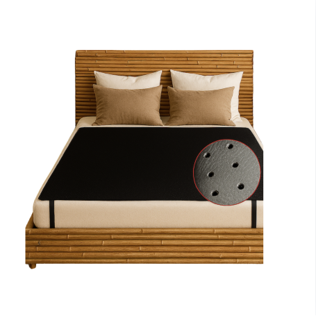 Sur-matelas tapis de sommeil de mise à la terre earthing | 137 x 180 cm