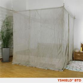 Baldaquin anti-ondes YShield Silver-Tulle BTD Forme cabine 2 places |HF + BF -50 dB
