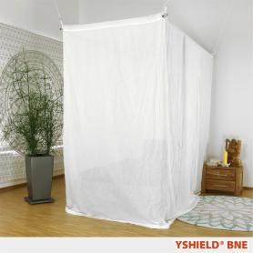 Baldaquin anti-ondes en tissu Swiss Shield Naturell BNE cabine 1 place