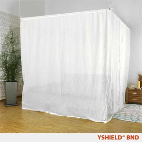 Baldaquin anti-ondes en tissu Swiss Shield Naturell BND cabine 2 places