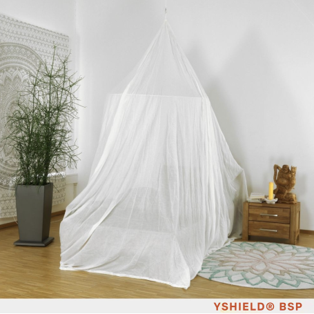 Baldaquin anti-ondes en tissu Swiss Shield ventus Forme pyramidale | HF -47 d