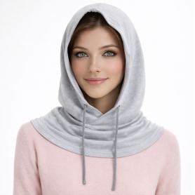 Cagoule anti-ondes tête, cou, thyroïde et épaules CdV | Mixte -52 dB