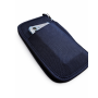 Portefeuille organiser RFID grand format avec pochette extérieure anti-ondes pour smartphone | 24 x 13 cm