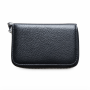 Porte-carte RFID et NFC en cuir véritable - Protection anti-piratage | Noir