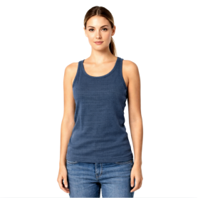 Débardeur anti-ondes Wavesafe pour femme coton bio | Bleu foncé