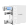 Osmoseur Ecosoft CROSS 60 sous évier, sans réservoir | Eau pure 99,8 %, 60 l/h