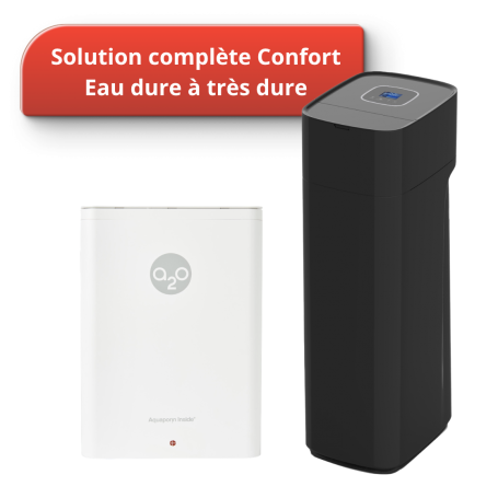 Pack "Eau saine Confort" : Adoucisseur Atena KM WATER + osmoseur A2O Aquaporin Inside | 2 déclinaisons