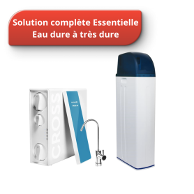 Pack "Eau saine Essentielle" : Adoucisseur Ideal Floteck + osmoseur CROSS 60 Ecosoft | 2 déclinaisons