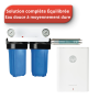 Pack "Eau saine Équilibrée" : YdroKalk avec adoucisseur SAAS + osmoseur A2O Aquaporin