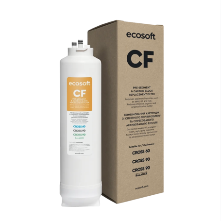 Préfiltre ECOSOFT CF pour osmoseurs CROSS 60, CROSS 90, CROSS 90 Balance
