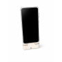 Support téléphone en bois gravé au laser 15 x 7 cm | Modèle personnalisable