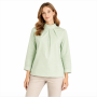 Chemisier anti-ondes Wavesafe "Élégance" en tissu Swiss Shield Max Wear -45 dB | Vert menthe