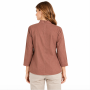 Chemisier anti-ondes Wavesafe "Élégance" en tissu Swiss Shield Max Wear -45 dB | Mocca
