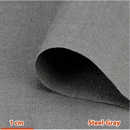 Coupon tissu anti-ondes Steel-Gray YShield hautes et basses fréquences -42 dB | 21 x 150 cm