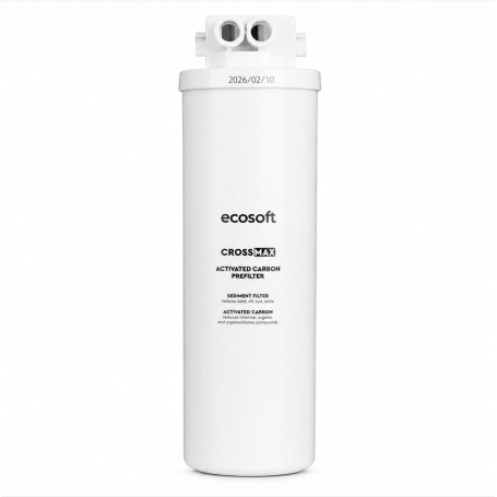 Préfiltre à charbon actif ECOSOFT pour osmoseur CROSS MAX