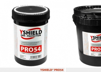 Zoom sur la peinture anti-ondes PRO54 YShield sans graphite