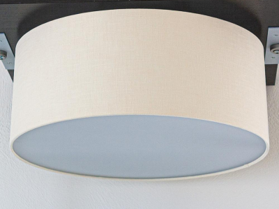 Nouveau ! Plafonnier blindé en lin naturel Biologa Danell
