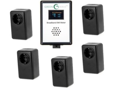Pack mesureur CPL électricité sale Greenwave + filtres Polier Panda