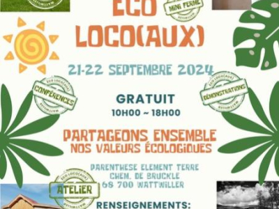Festival Eco Loco(aux) - Wattwiller (Haut-Rhin) | 21 et 22 septembre 2024